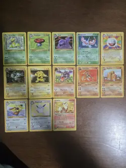 Pokemon Vintage 14 Rare/120 Card Binder Lot Base Jungle Fossil EX Sandstorm - Image 1