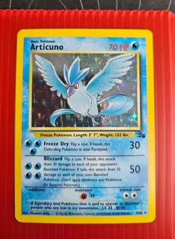 Articuno 2/62 Holo Rare Fossil Pokemon TCG Card NM! - Image 1