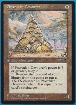 Phyrexian Devourer Alliances NM (Reserved List MTG Magic Card) (504167) ABUGames - Image 1