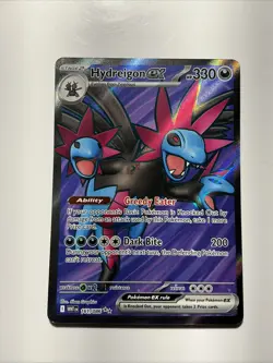 Hydreigon EX White Flare Full Art Ultra Rare 161/086 Pokemon Card - Image 1