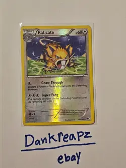 Raticate 105/149 Uncommon Boundaries Crossed Reverse Holo Pokemon Card - Image 1