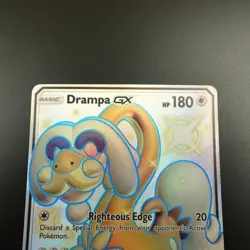 Drampa GX SV80/SV94 Pokemon Hidden Fates Holo Full Art Card - Image 2