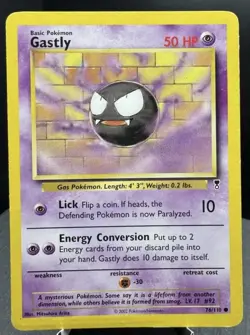 Legendary Collection 76/110 Gastly Pokemon Card - Image 1