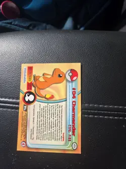 Pokemon Topps CHARMANDER #04 1999 Topps Trading Card Great Condition Rare! - Image 2