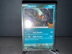 Darkrai 136 2024 Pokemon Trick or Trade TWM Cosmos Holo SWIRL Card NM+ - Image 1