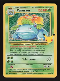 Venusaur 15/102 Pokemon Celebrations Classic Collection Holo Card - Image 1