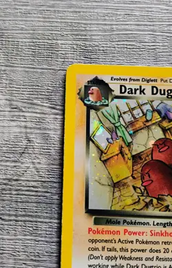 Pokemon Dark Dugtrio Team Rocket Holo Card 6/82 Rare - Image 4