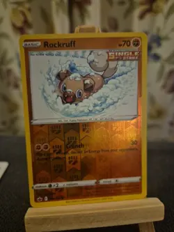 Rockruff 086/198 Reverse Holo Chilling Reign Pokemon Pokemon Card NM Near Mint - Image 1
