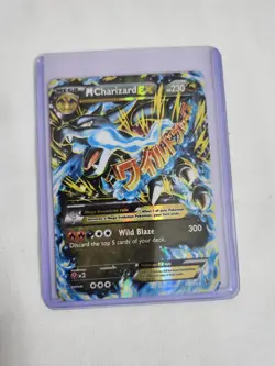 M Charizard EX (X) 69/106 Flashfire Holo Pokemon card: Excellent condition - Image 2