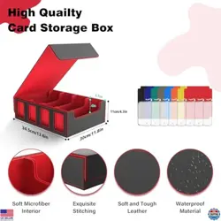 BORISI 3000+ Card Storage Box for MTG & Yu-Gi-Oh - Commander Deck Organizer, - Image 5