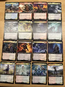 Mtg FIN Final Fantasy - Lot of 16 Unco Legendary Creatures -NM FR Extended - Image 1