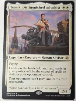 Tomik, Distinguished Advokist - War of the Spark - Magic the Gathering MTG Nice! - Image 1