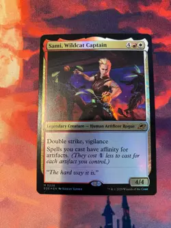 MTG Edge of Eternities Sami Wildcat Captain Foil - Image 1