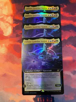 MTG Edge of Eternities Infinite Guideline Station Extended Art Foil x 4 - Image 1