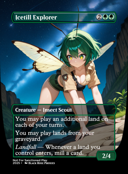 Icetill Explorer - MTG Anime Custom - Playtest - Image 1