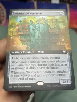Weathered Sentinels • Extended Art • Streets of New Capenna • NM • MTG (2124) - Image 2