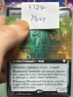 Weathered Sentinels • Extended Art • Streets of New Capenna • NM • MTG (2124) - Image 4