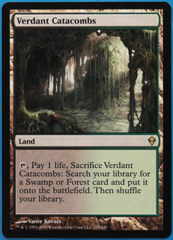 Verdant Catacombs Zendikar NM Land Rare MAGIC MTG CARD (ID# 504351) ABUGames - Image 1