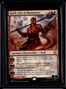 Koth, Fire Of Resistance - 138 - ONE - NM - MTG Magic the Gathering - Image 1