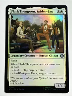 Flash Thompson, Spider-Fan (Foil) - 0007 - Marvel's Spider-Man - MTG - NM/M - Image 1
