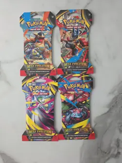 Mega Evolution Sleeved Booster Pack Art Set - Sealed Pokemon Blister Packs🔥🔥 - Image 1