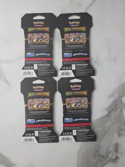 Mega Evolution Sleeved Booster Pack Art Set - Sealed Pokemon Blister Packs🔥🔥 - Image 2