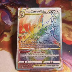 Pokemon TCG Hisuian Zoroark VSTAR 203/196 SWSH Lost Origin Secret Rare, NM - Image 1