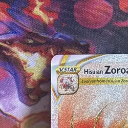 Pokemon TCG Hisuian Zoroark VSTAR 203/196 SWSH Lost Origin Secret Rare, NM - Image 3