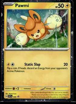 Pawmi - (Cosmos Holo) SV: Scarlet & Violet Promo Cards 040 LP Pokemon TCG | Buy1 - Image 1