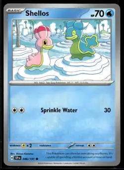 Shellos SV08: Surging Sparks 046/191 LP Pokemon TCG | Buy10 Get10 Free - Image 1