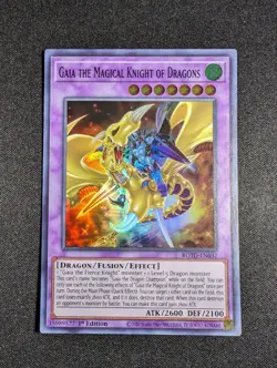 Yugioh - Gaia the Magical Knight of Dragons ROTD-EN037 1st Super Rare NM - Image 1