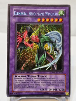 Elemental Hero Flame Wingman EHC1-EN004 Secret Rare Limited Edition Yugioh 7825 - Image 1