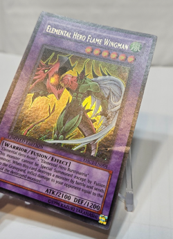 Elemental Hero Flame Wingman EHC1-EN004 Secret Rare Limited Edition Yugioh 7825 - Image 3