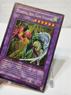 Elemental Hero Flame Wingman EHC1-EN004 Secret Rare Limited Edition Yugioh 7825 - Image 4