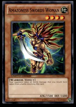 Amazoness Swords Woman Gold Series 3 GLD3-EN006 MP YuGiOh TCG | Buy10 Get10 Free - Image 1
