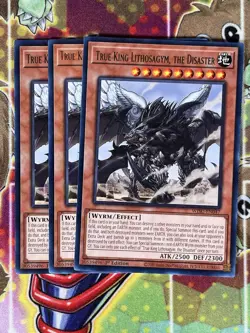 Yugioh True King Lithosagym, The Disaster WISU-EN047 Playset - Image 1