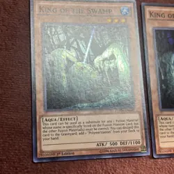 Yugioh! King of the Swamp FUEN-EN040 1st Ed. NM. Super rare x 2 - Image 3
