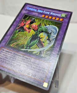 Elemental Hero Flame Wingman EHC1-EN004 Secret Rare Limited Edition Yugioh 7824 - Image 2