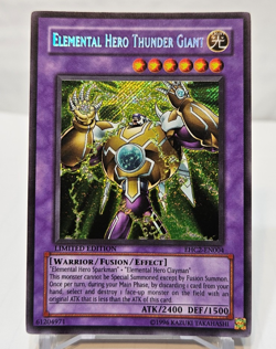 Elemental Hero Thunder Giant EHC2-EN004 Secret Rare Limited Edition Yugioh 7823 - Image 1