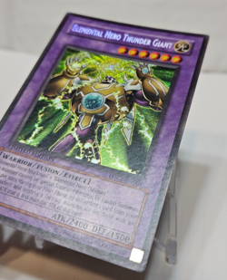 Elemental Hero Thunder Giant EHC2-EN004 Secret Rare Limited Edition Yugioh 7823 - Image 2