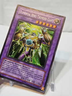 Elemental Hero Thunder Giant EHC2-EN004 Secret Rare Limited Edition Yugioh 7823 - Image 4