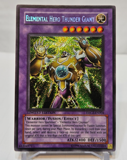 Elemental Hero Thunder Giant EHC2-EN004 Secret Rare Limited Edition Yugioh 7822 - Image 1