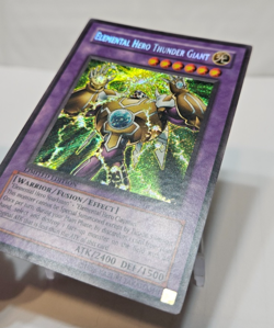 Elemental Hero Thunder Giant EHC2-EN004 Secret Rare Limited Edition Yugioh 7822 - Image 2