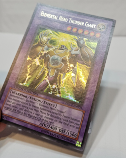 Elemental Hero Thunder Giant EHC2-EN004 Secret Rare Limited Edition Yugioh 7822 - Image 3