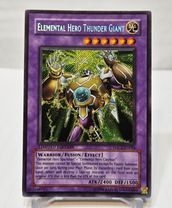 Elemental Hero Thunder Giant EHC2-EN004 Secret Rare Limited Edition Yugioh 7821 - Image 1