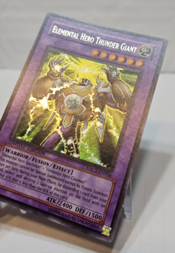 Elemental Hero Thunder Giant EHC2-EN004 Secret Rare Limited Edition Yugioh 7821 - Image 3