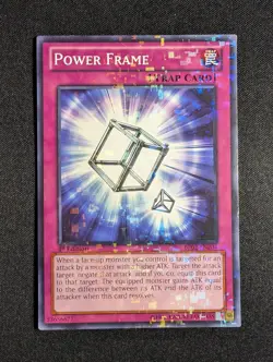 Yugioh - Power Frame BP02-EN204 1st Edition Mosaic Rare LP - Image 1