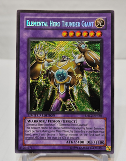 Elemental Hero Thunder Giant EHC2-EN004 Secret Rare Limited Edition Yugioh 7820 - Image 1
