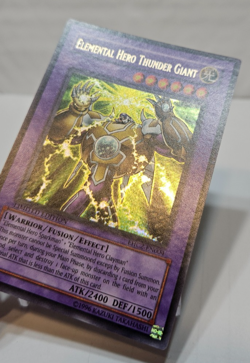 Elemental Hero Thunder Giant EHC2-EN004 Secret Rare Limited Edition Yugioh 7820 - Image 3