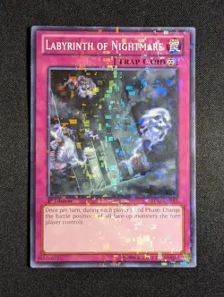 Yugioh - Labyrinth of Nightmare BP02-EN183 1st Edition Mosaic Rare NM - Image 1